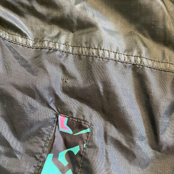 Vintage 90's Windbreaker Yellowknife Northwest Territories Jacket Sz XL - Picture 7 of 7